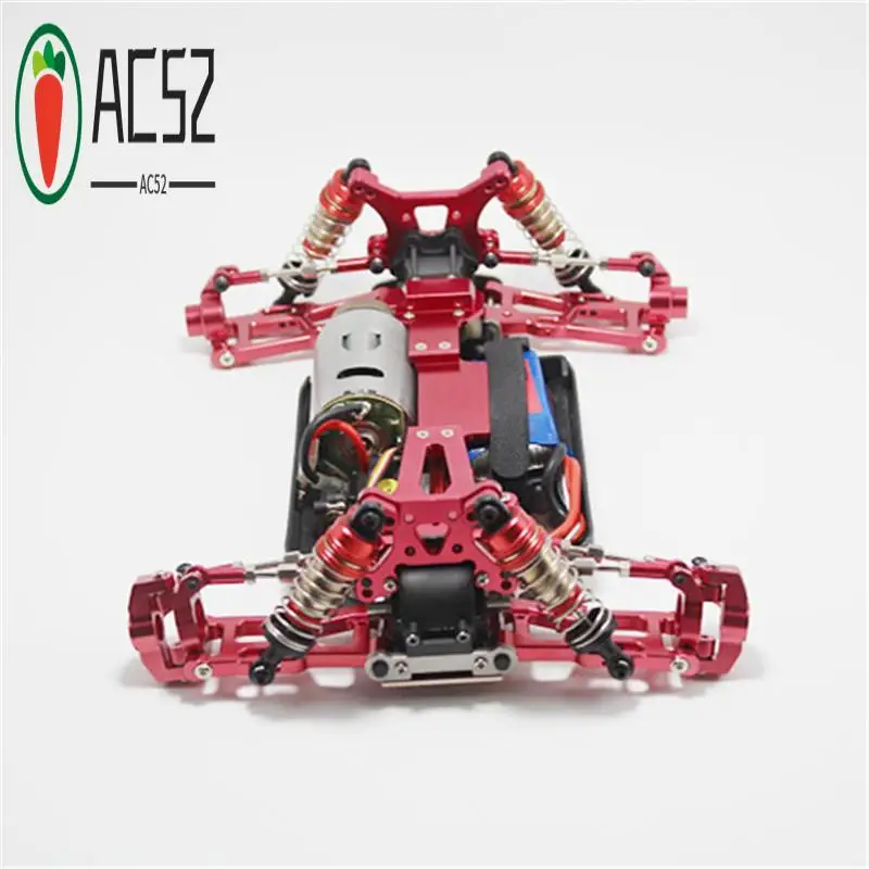 

AC52-Metal Steering Cup Swing Arm Upgrade Parts Kit For Wltoys 144001 1/14 124018 124019 1/12 RC Car Accessories