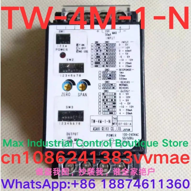 Second-hand test OK   DC signal transmitter   TW-4M-1-N