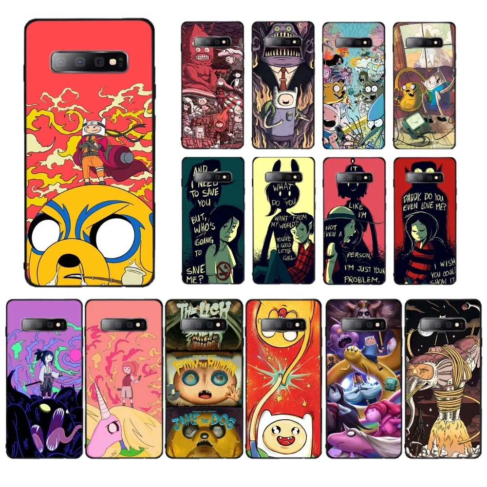 

A-Adventure Cartoon T-Time Phone Case For Samsung S 9 10 20 21 22 23 30 23plus lite Ultra FE S10lite Fundas