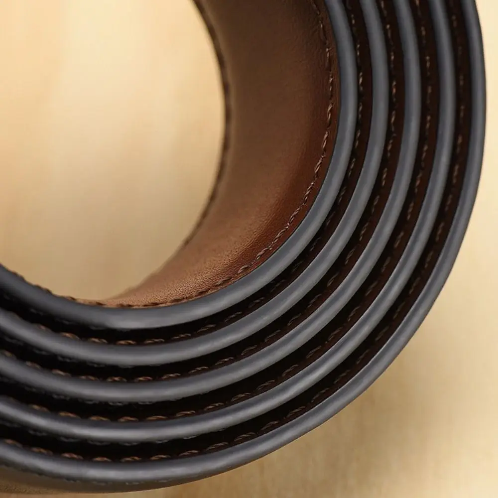 

Waist Accessories Double Sided Men Leather Belt Retro Luxury Pin Buckle Belt Brown Black Fashion Male Belt Pants