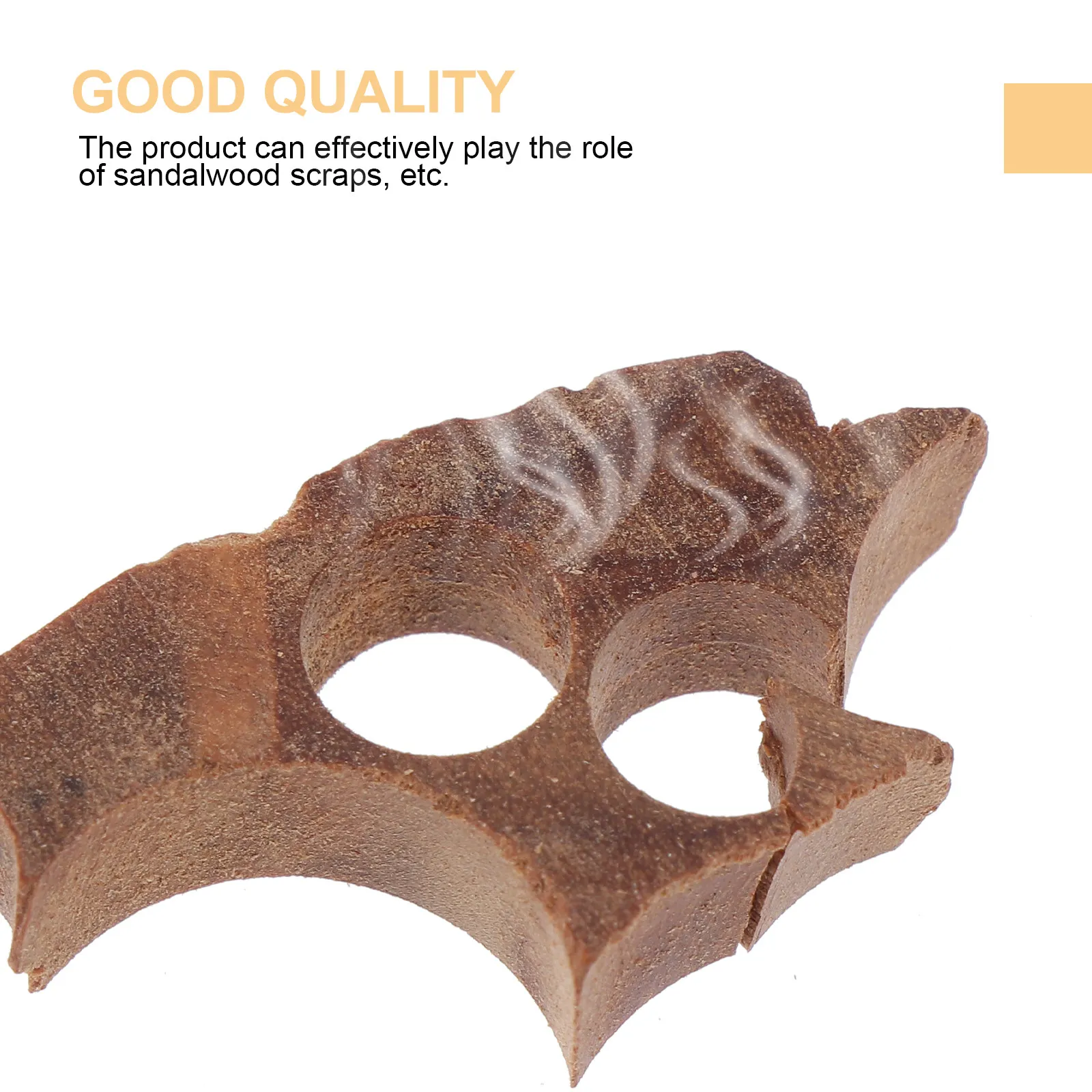 1Set Handmade Sandalwood Wood Scraps Natural Aroma Scraps for Relaxing Vibe Home Office Hotel Travel Stress Relief Purification