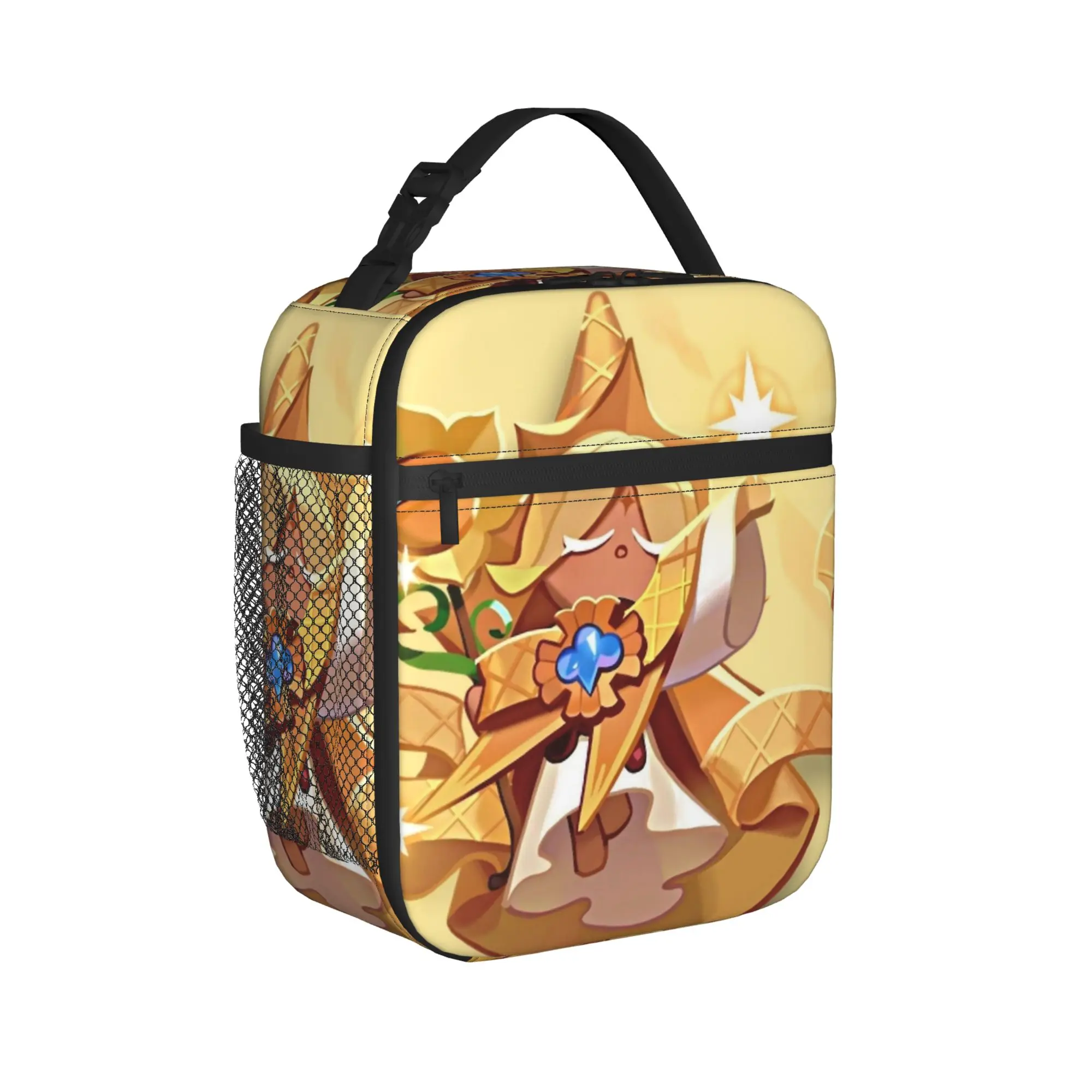 Cookies Run Kingdoms Thermal Insulated Lunch Bag for Work Cartoon Portable Bento Box Thermal Cooler Lunch Boxes