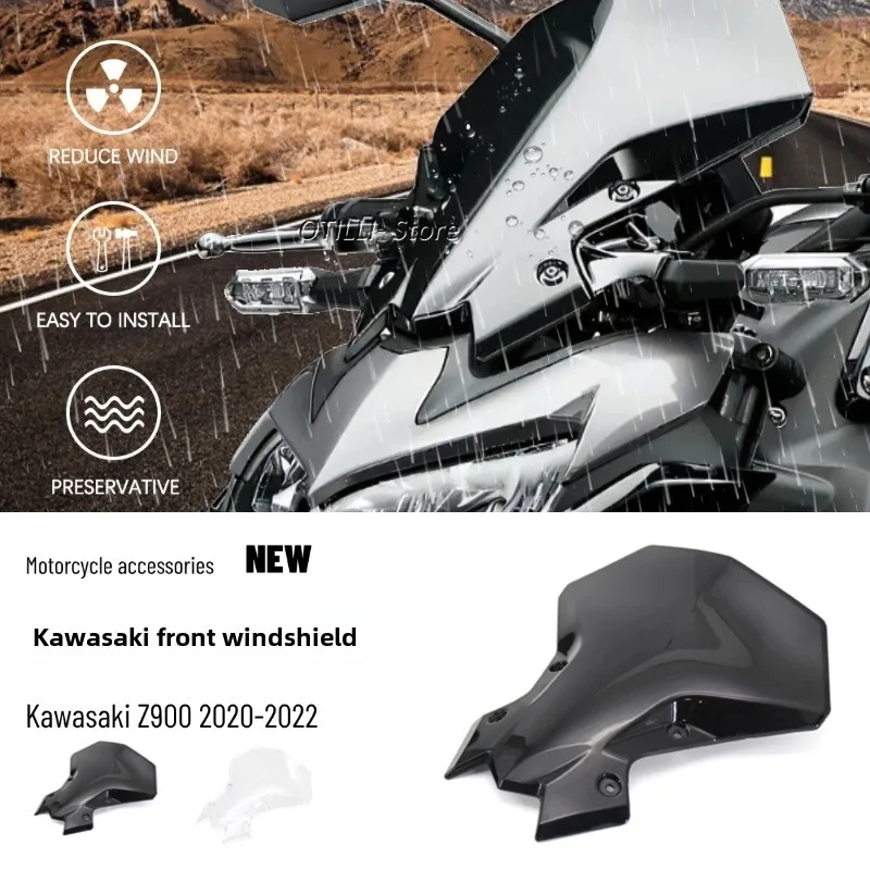 

Suitable for Kawasaki Z900 motorcycle modification accessories to raise the windscreen windscreen deflector fairing