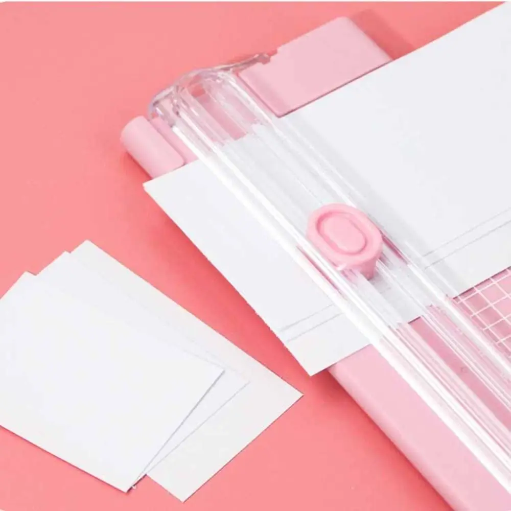 Nuova tagliatrice di carta bidirezionale Piccola macchina da taglio per foto per forniture per ufficio Tagliacarte portatile per album