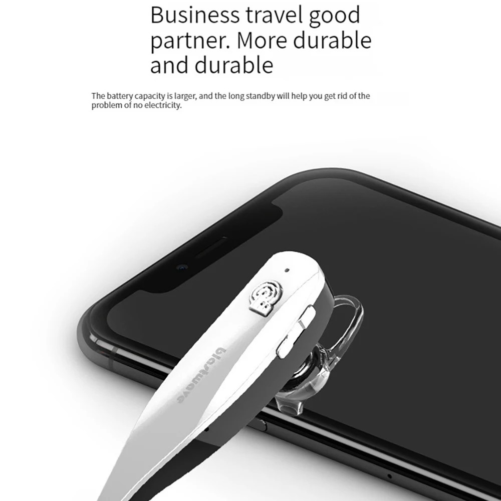 2024 novo in-ear único sem fio azul dente fone de ouvido longa espera com microfone handsfree chamada música fone de ouvido para telefones inteligentes