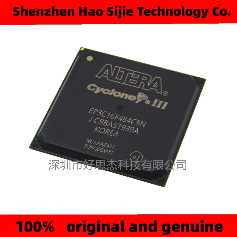 

100% new original EP3C16F484C8N EP3C16F484 package, BGA package, embedded FPGA programmable