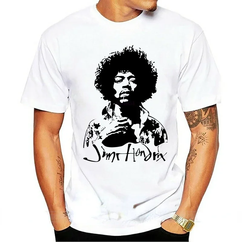 Camiseta Jimi para hombre, camiseta de verano para hombre, camiseta novedosa con cuello redondo, camisetas nuevas para adultos, camiseta holgada Normal para adolescentes Hendrix