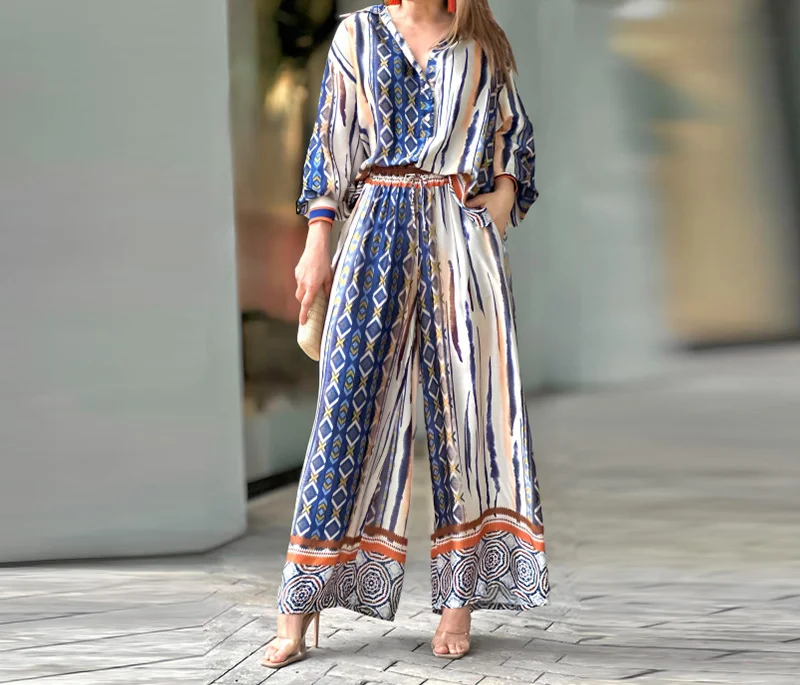 Pantalon Large Ensemble Pantalon Pour Femme Ensemble Pantalon