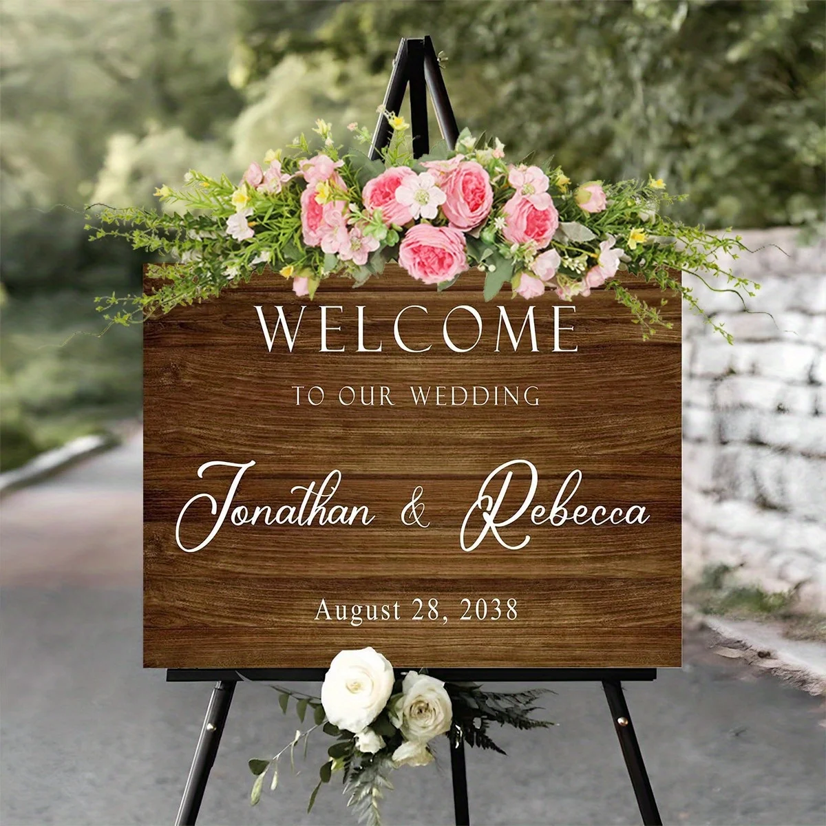

Wedding Arch Flowers, Artificial Floral Swags, 27" Decorative Swag, Welcome Sign Flowers, Artificial Flower Swag Lintel