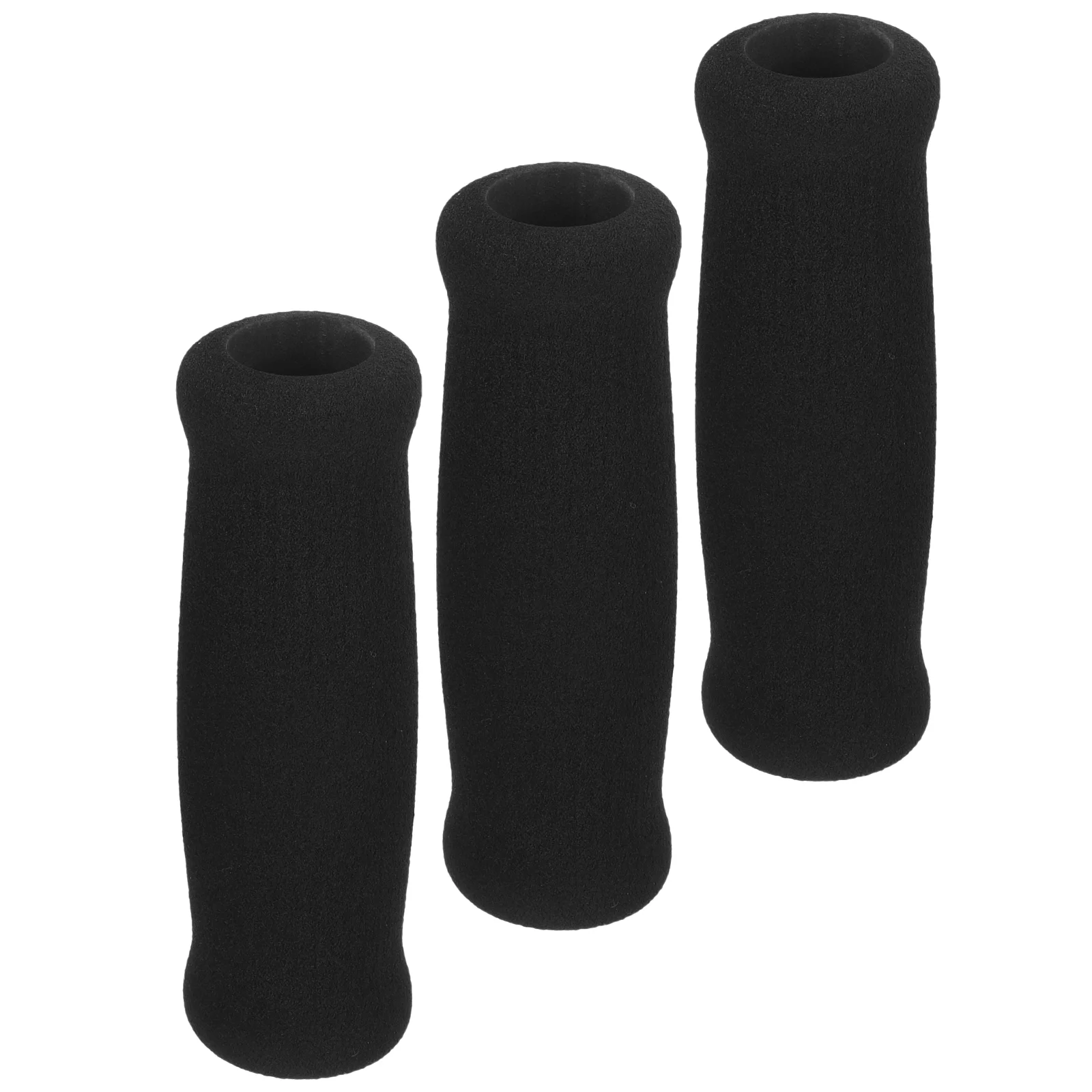 

Walking Stick Handle Wrap Hiking Pole Walker Foam Sponge Grip Cover 4pcs (black)