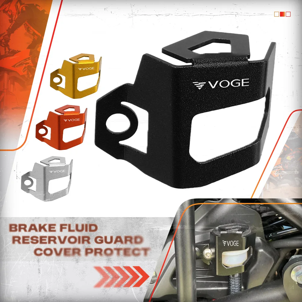 

FOR LONCIN VOGE 300 RALLY 300GY 300RALLY 2023 Rear Brake Fluid Reservoir Protector Guard Cover Cap Motorcycle CNC RALLY300