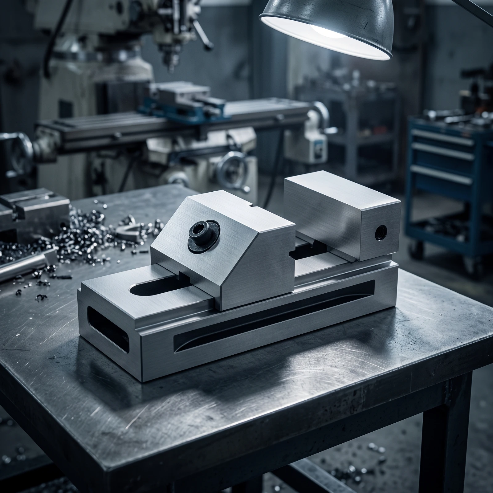 Vise with Rotating Base High Precision Toolmaker Vise Vice Versatile Smooth for Toolmakers, Grinding, Milling