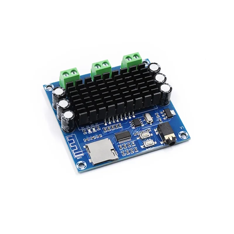 XH-A272 TDA7297 Bluetooth 5.0 digital Power amplifier board 15W *2 Wireless Stereo Audio AMP Module Support TF Card AUX