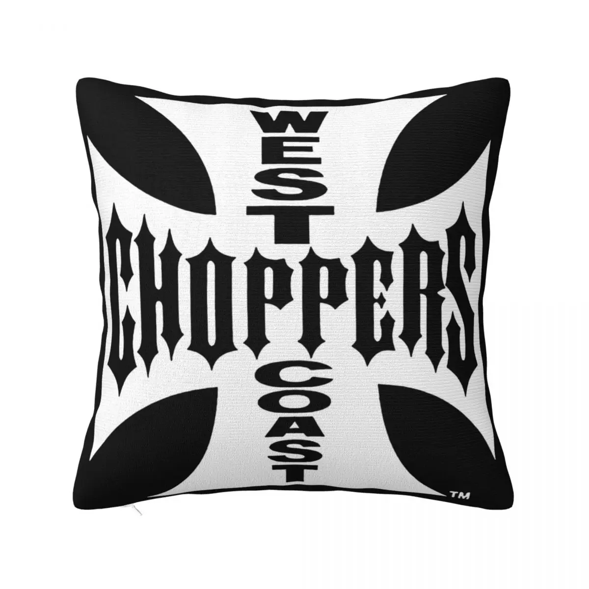 Vtg West Coast Choppers Cross Black Full New Arrival Game Trend Science Low Price Latest Comfortable Pillow Case