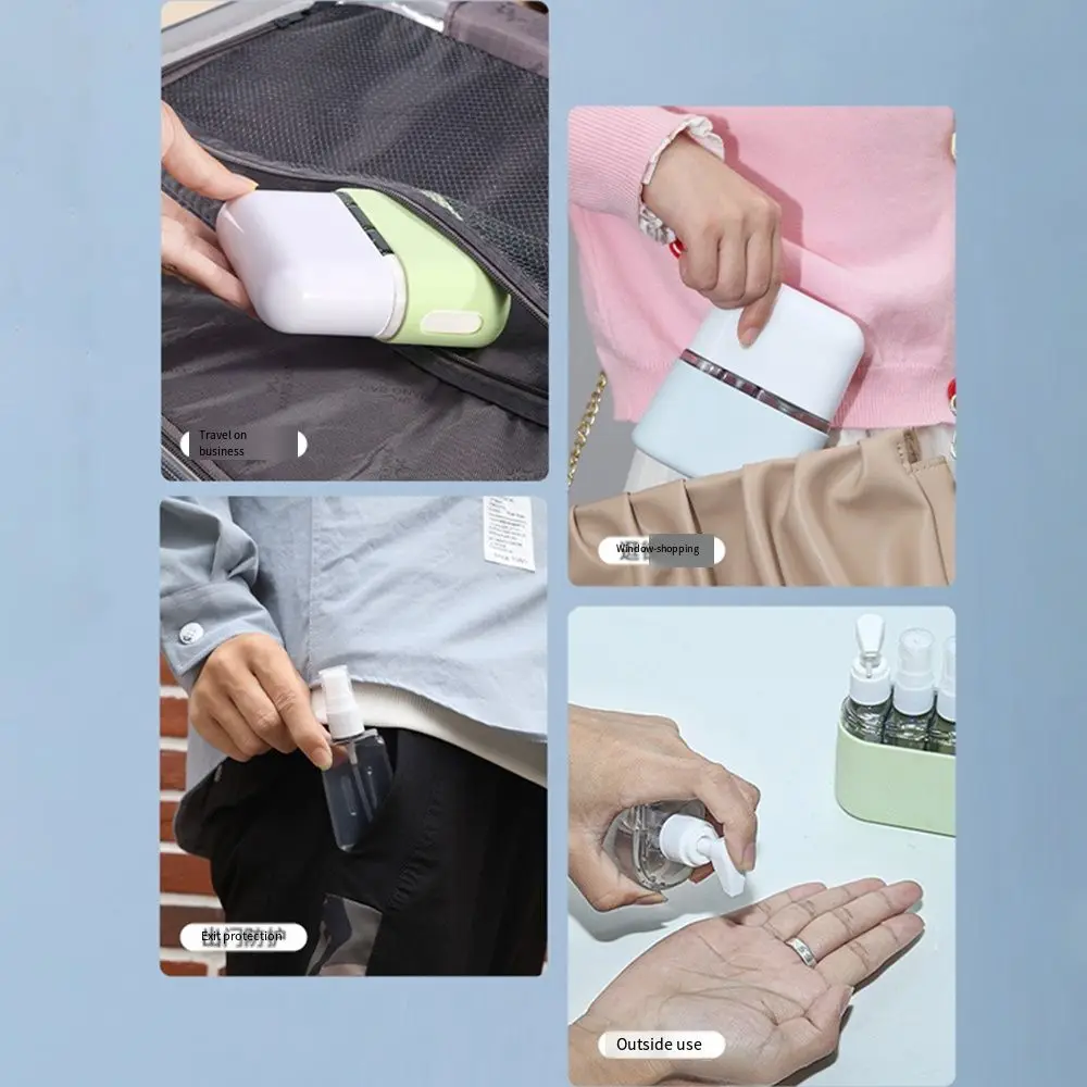 2/3/4 in 1 トラベル詰め替えボトルセット 漏れ防止 50ml ポンプローションボトル 再利用可能 省スペース 液体ディスペンサーボトル ローション