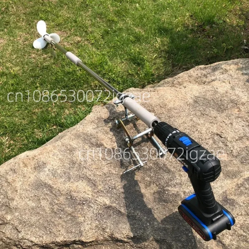 screw propeller outside 1.25M Hand-held electric drill machine inflatable boats plastic outboard engine electric paddle boat