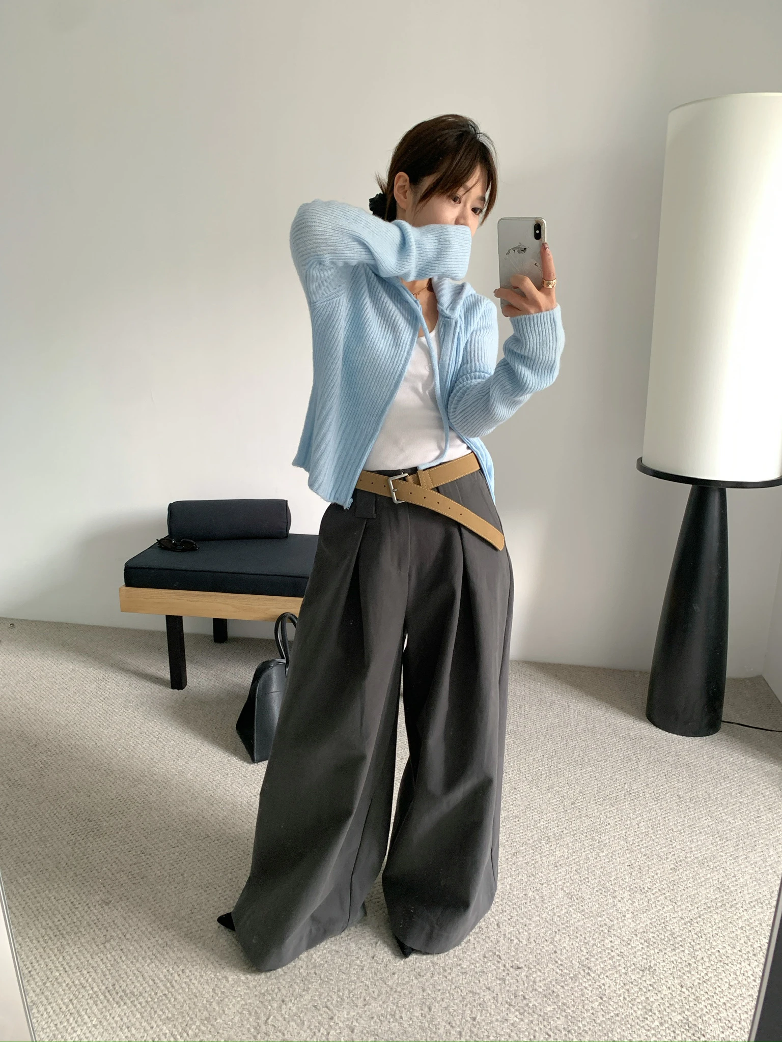 

Вязаный кардиган Dopne adient Simple Match Hat Sve с длинными рукавами, женский, B258066, повседневный, на каждый день, стандартный крой, с капюшоном