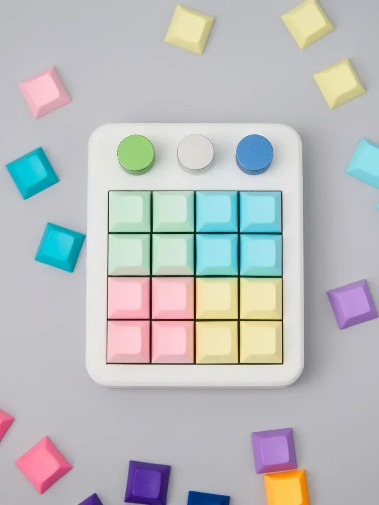 Mir T16 แป้นพิมพ์ตัวเลข Oled Custom แบบมีสาย Mini แป้นพิมพ์มาโครลัด RGB Keycaps PBT Hot Swap สํานักงานคีย์บอร์ดของขวัญ