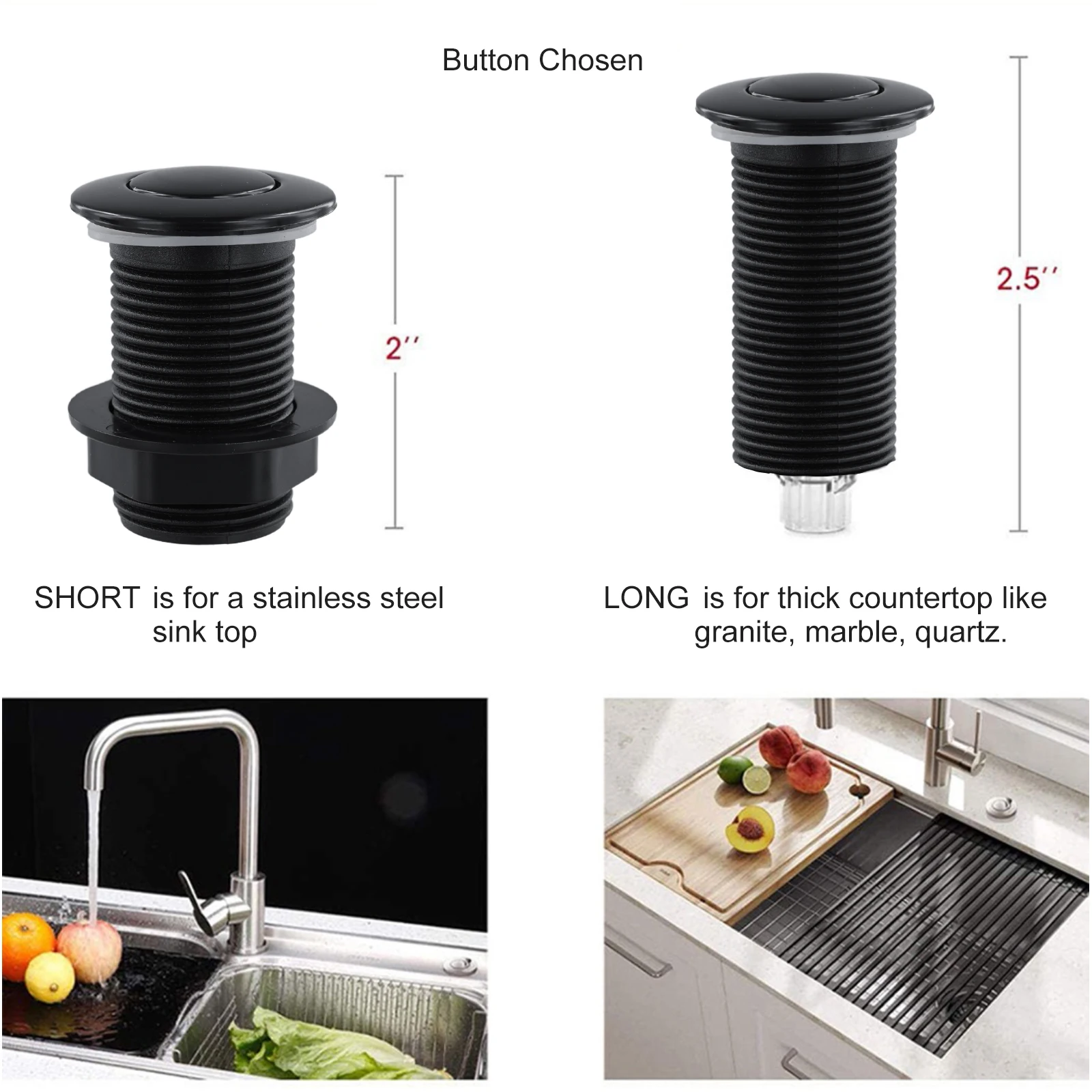 Device Air Switch Hose Kit Product Name Easy Installation Easy To Clean Sink Soap And Water Sink Stainless Steel