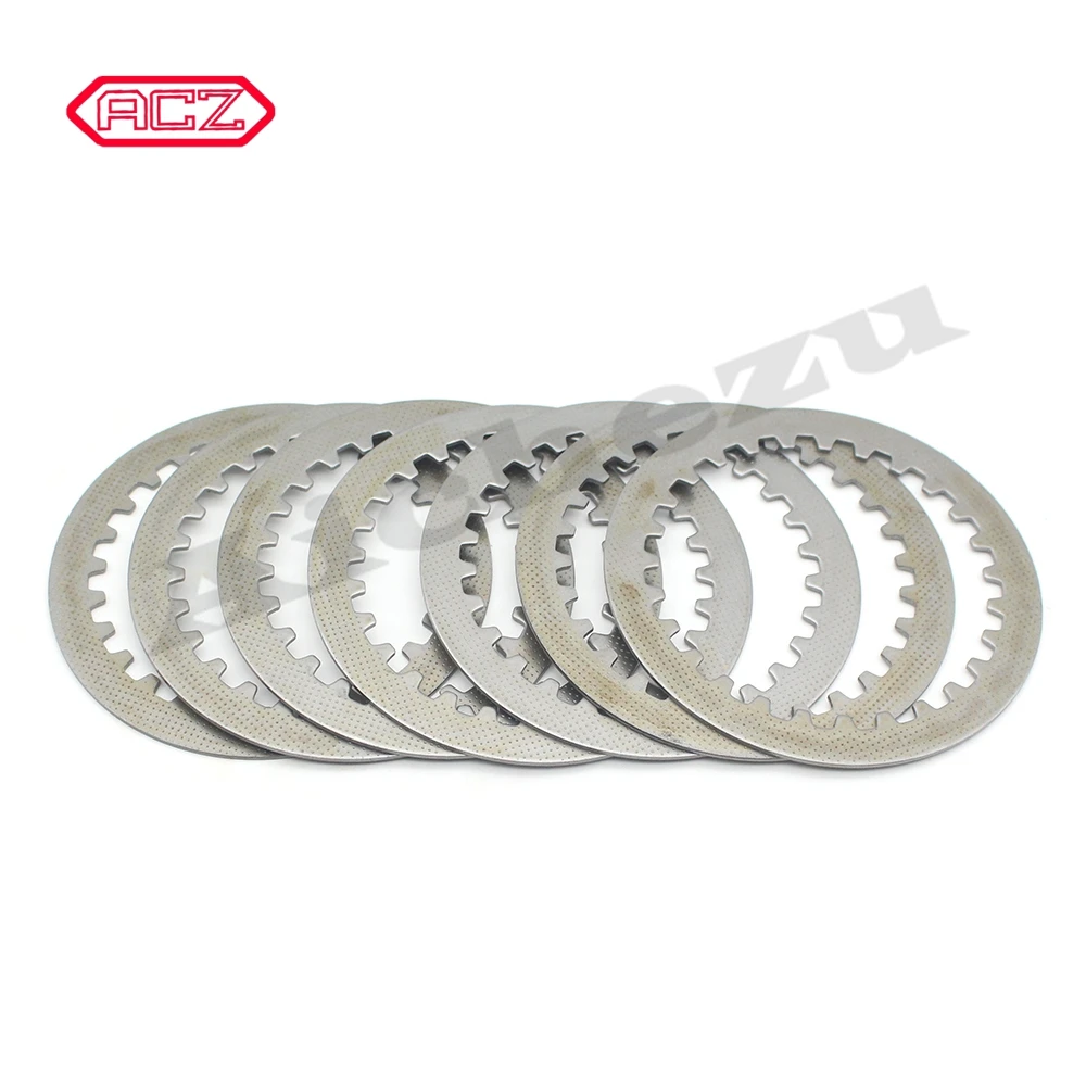 

Motorcycle Cork Friction Clutch Discs plates Steel For Yamaha XJR400 2006 XJR400R 00-15 FJ600 84-85 FZ600 86-88 XJ600S 92-03