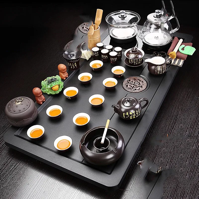 Bamboo Decorative Tea Tray Rectangle Rustic Living Room Magnetic Hospitality Tea Tray Nordic Serving Bandejas Home Products