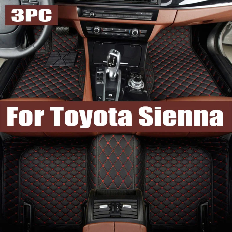 

Car Rear Trunk Mat for Toyota Sienna XL40 LE XSE 2021~2024 Special TPE Waterproof Pad Trunk Tray Liner Cargo Cover trunk mat