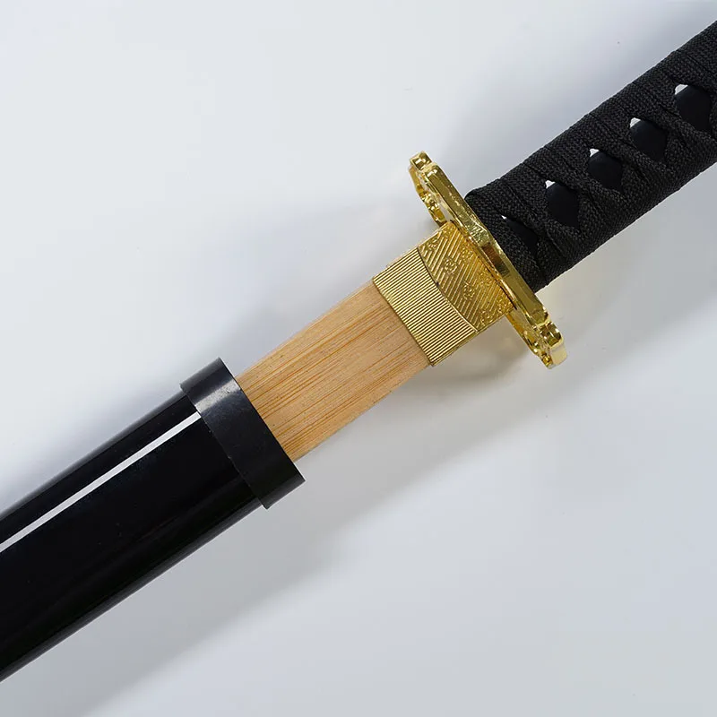 51 cm/20.08in Middeleeuwse Bamboe Korte Zwaarden Cosplay Model Rekwisieten Wapens Collectible Ornamenten Anime Randapparatuur Desktop Decoratie