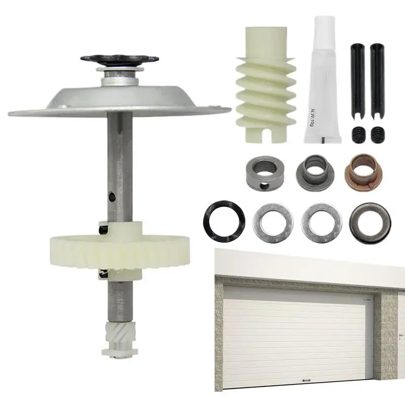 Garage Door Opener Gear Kit Sprocket Kit Opener Stainless Steel Gear Kit Low Noise Home Tools Worm Replacement Kit For Chain