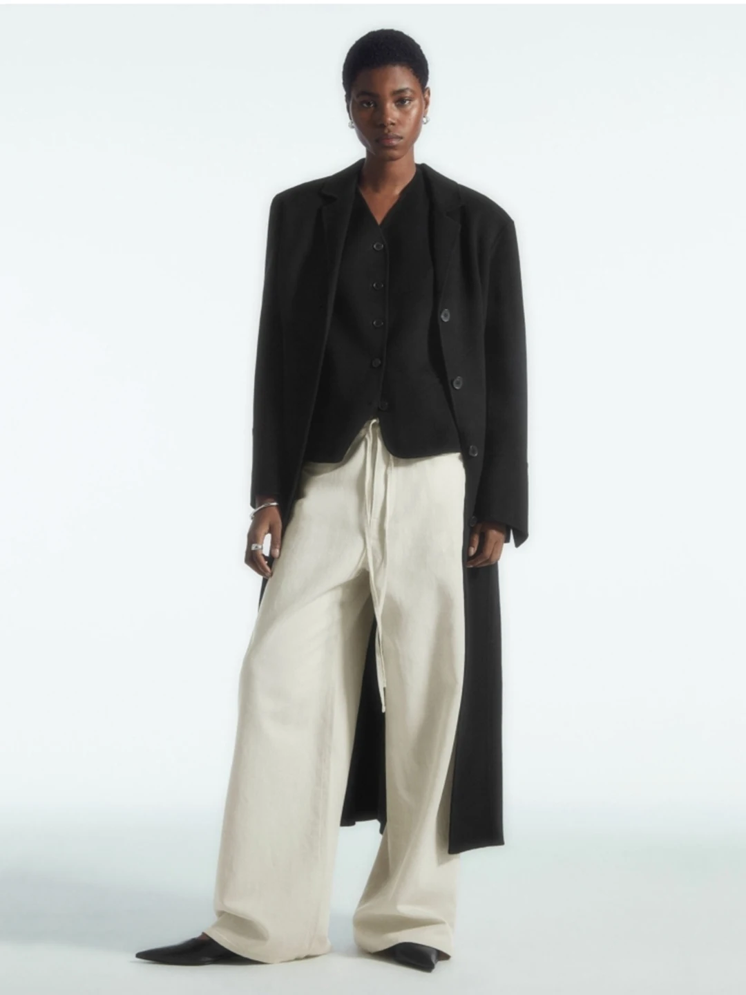 Frauen Casual Baumwolle Leinen Mischung Dstring Breite Bein Jeans Herbst Neue Ankunft Vielseitige Pendeln Hosen Einfache Chic Sle