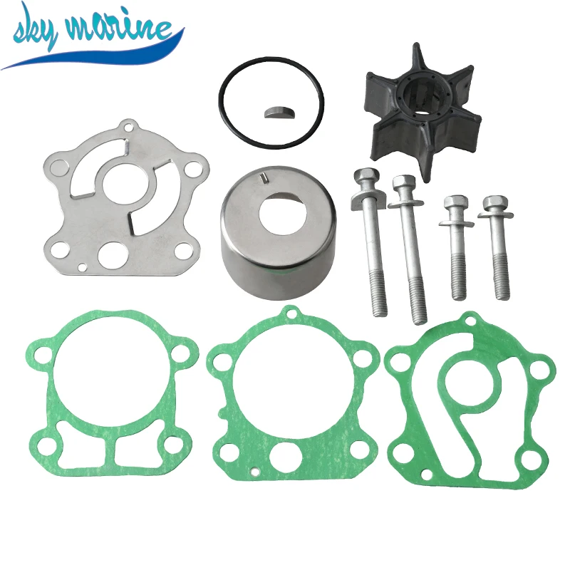 

67F-W0078 Water Pump Impeller Kit with Housing for Yamaha Outboard Motor 4 Stroke 75 80 90 100 HP Cooling Systems 67F-W0078-00