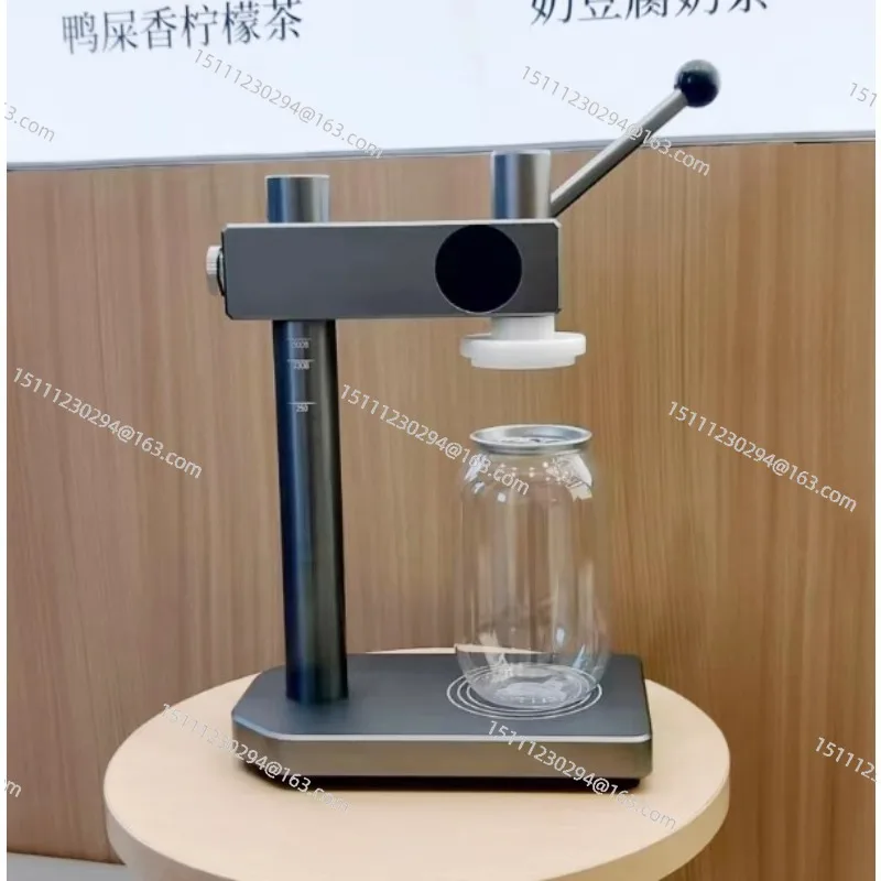 Manual Disposable Can Hand Automatic Sealing Machine Milk Tea Commercial Capping Machine Used for 51mm bottle mouth