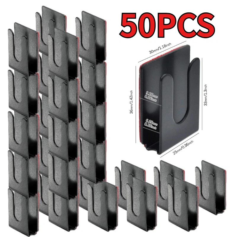 

50pc Mic Holder Mobile Radio Microphone Hang Up Clip for Yaesu Icom TYT Vexter Motorola Kenwood MH48 MH36 HMN3596 HM133V HLN9073