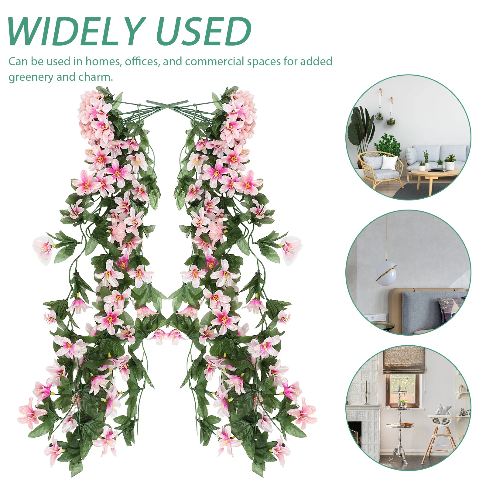 

Realistic Fake Lily Wall Decoration Artificial Hanging Flower For Wedding Party Decor Outdoor Wall Hanging Plant