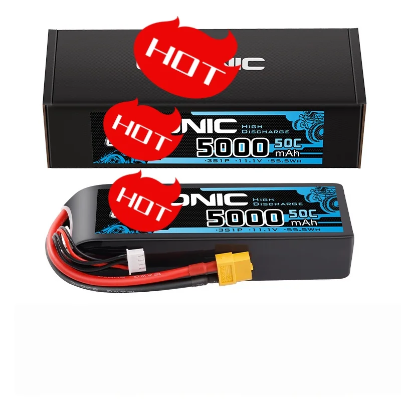 3S1P 3S 4S Lipo Battery 5000mAh RC LiPo Battery For FPV Racing Drone RC Car Fixed Wing Airplane Model Rechargeable Battery