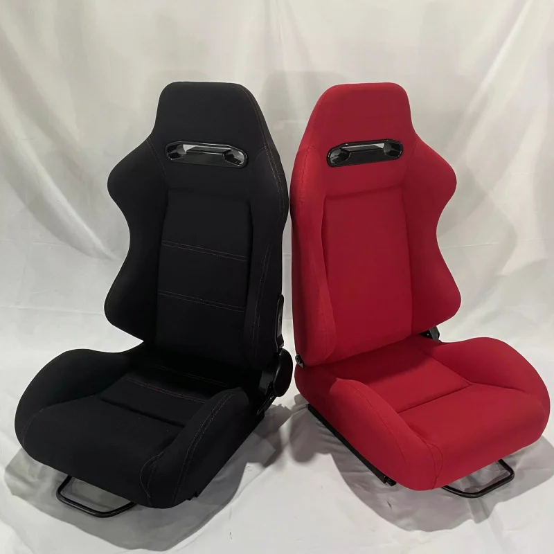 Suitable for Customized Color RED Suede Car Vehicle Gaming Station Adjustable Sim Bucket Racing Seats