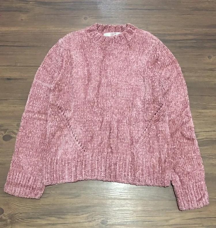 

Женский круглый свитер-пуловер из мягкого, комфортного и теплого трикотажа, новинка осени 2026, цвет однотонный, мягкий