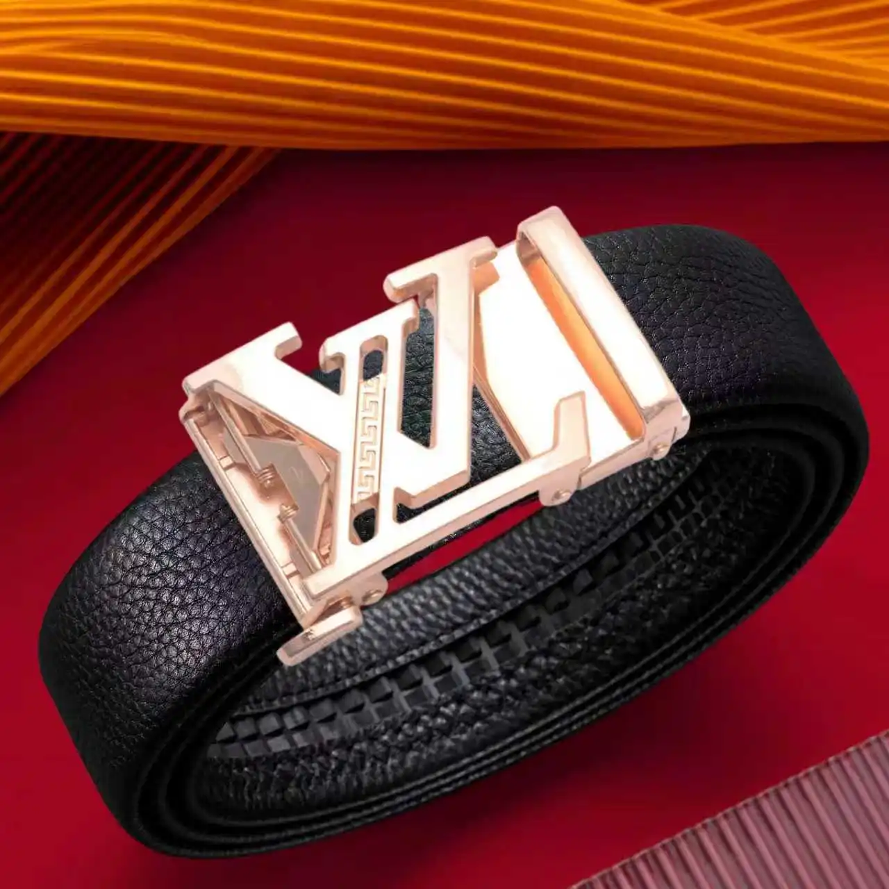 

Мужской деловой ремень, модный ремень из высококачественной натуральной кожи, регулируемый автоматический ремень для мужчин