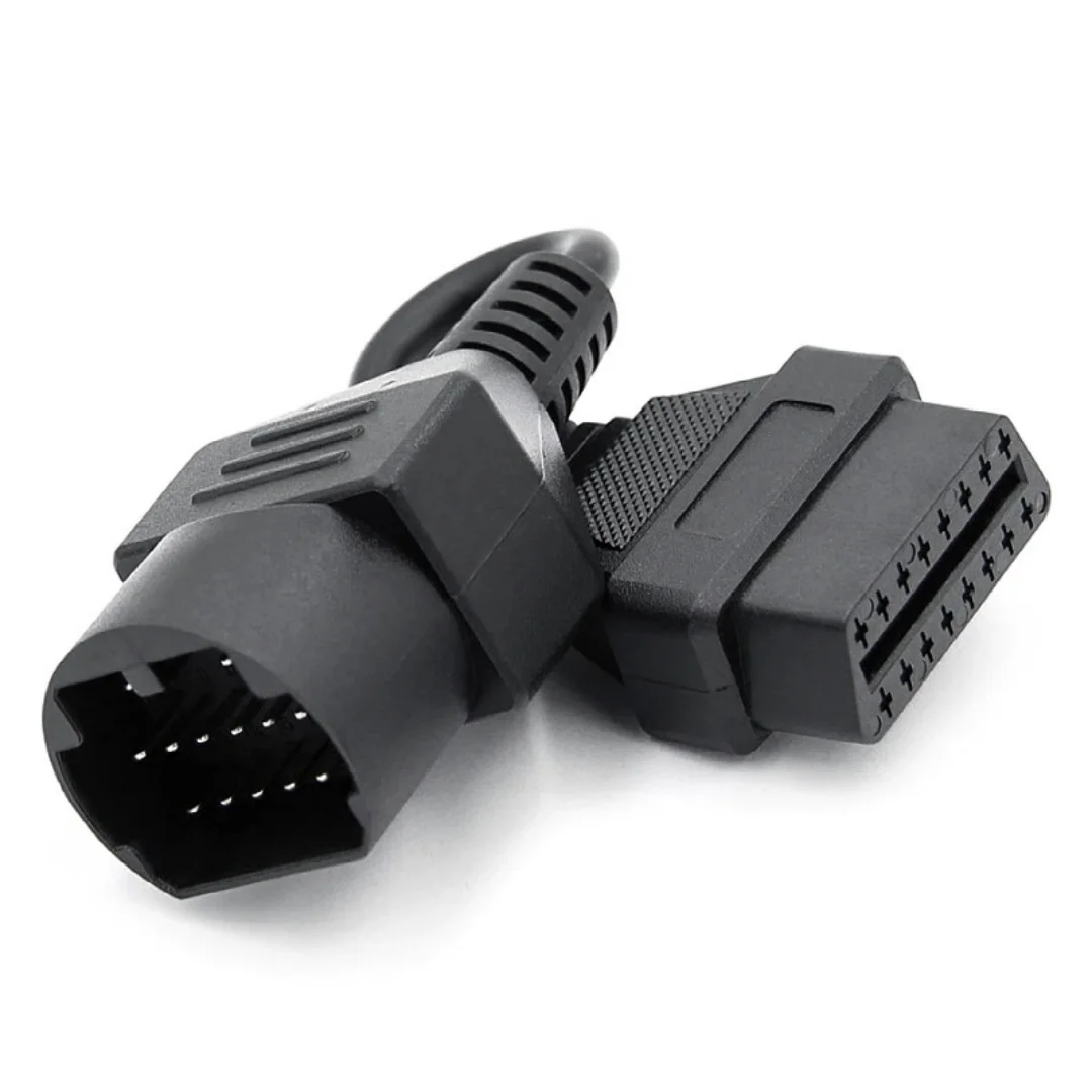 17Pin to 16Pin OBD2 Diagnostic Adapter Cable for Mazda Toyota OBD1 to OBDII Connector Scanner Conversion Cable