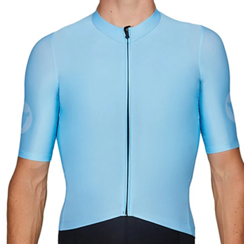 BLACK SHEEP COLLECTION Cycling jersey Men short sleeve Summer riding bike clothing tops Maillot de Pure color