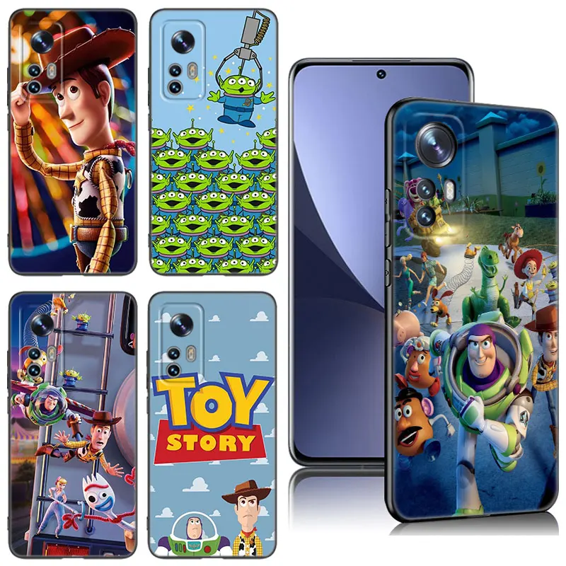 Черный силиконовый чехол TToy Story, древесный БУЗ для телефона Xiaomi Mi 9 SE 8 10T 11 12 13 Lite 9T 11T 12S 12T 13T 14 Pro 5G NE 11i 12X