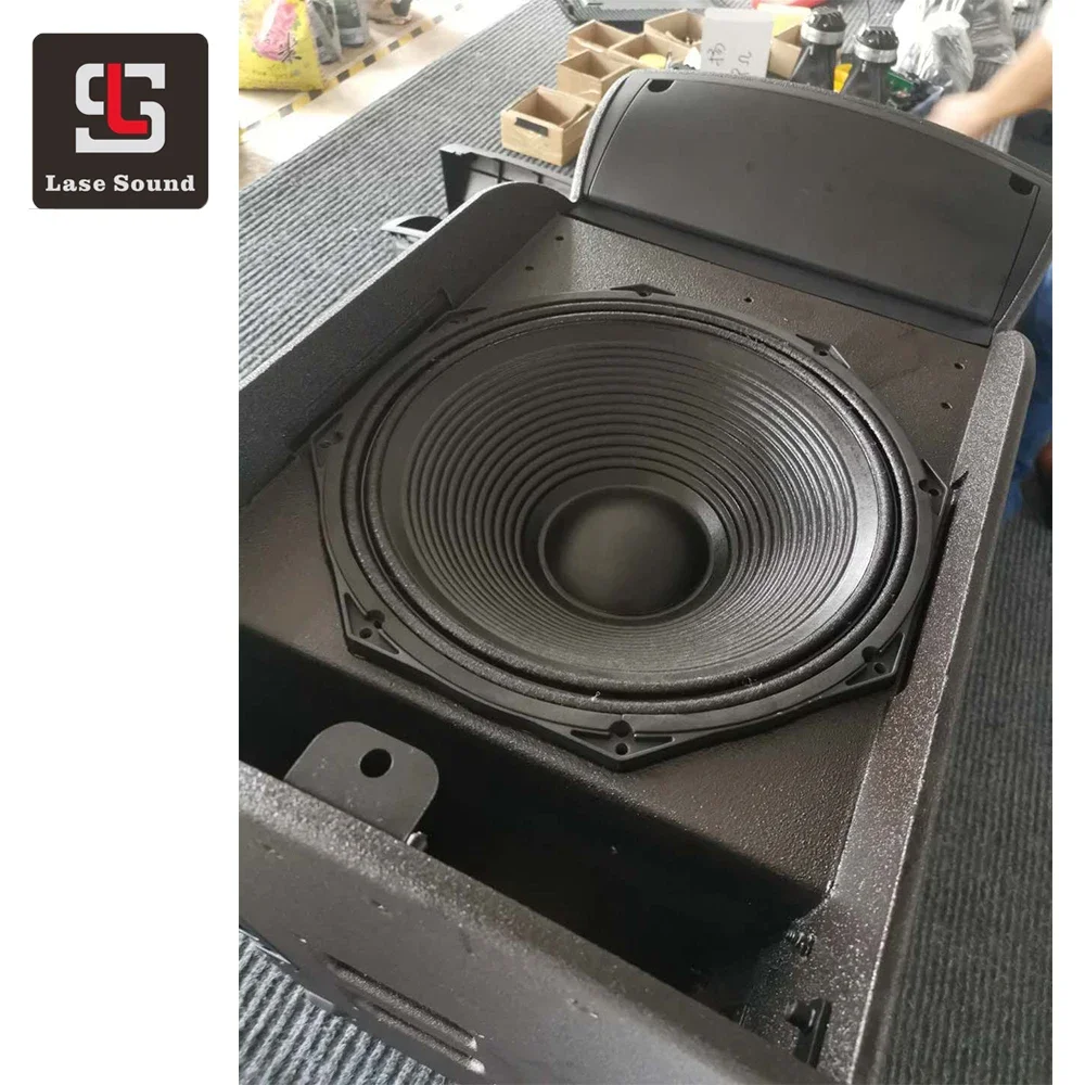 Concert Speakers Professional 15 Inch Line Array LA15 Audio 21inch Subwoofer Outdoor 8 Ohm 1 X 3'' Diaphragm Neodymium 500W RMS