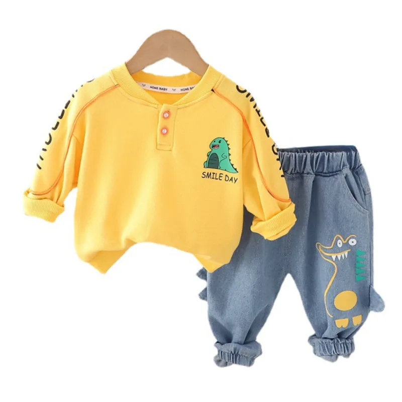 

New Spring Autumn Baby Clothes Suit Infant Boys Outfits Children Girls T-Shirt Pants 2Pcs/Sets Toddler Costume Kids Tracksuits