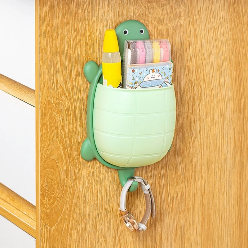 Supporto da parete per organizzatori tartarughe colorate da 3 pezzi per personalizzare lo spazio abitativo
