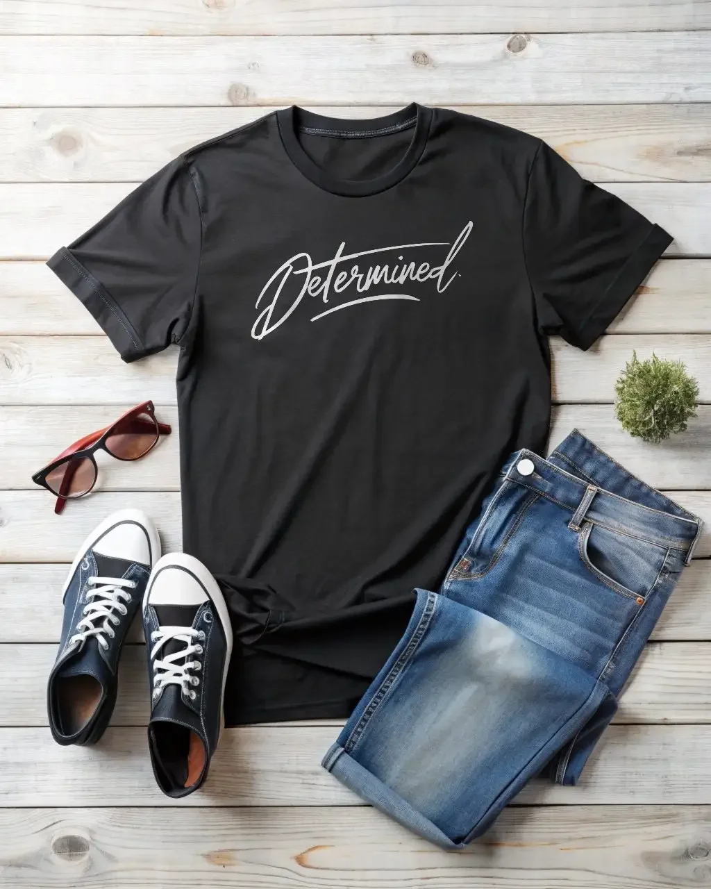 T-shirt Motivationnel avec Citation Inspirante – Vêtement pour une Pensée Positive, l'Amélioration Personnelle et l'Auto-estime