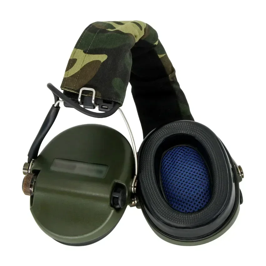 Outdoor Hunting Air Gun Shooting Protective Earmuffs for MSASORDIN IPSC Version Tactical Headset+Electronic Shooting Gel Era Pad