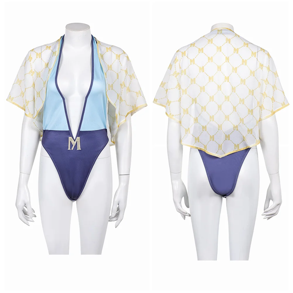 مقاتلة لعبة SF 6 تأثيري مانون بذلة الملابس للنساء الكبار حفلة تمويه هالوين لعب الأدوار زي كرنفال الزي البدلة #2