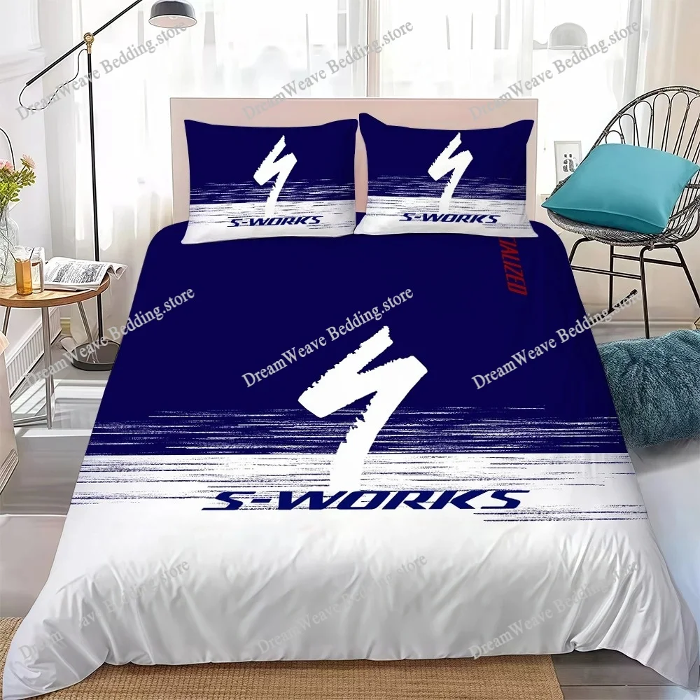 Fashion S-specializeds Duvet Cover Set Home Style Bedding Soft Laundry Cotton Bed Student Dormitory Gift
