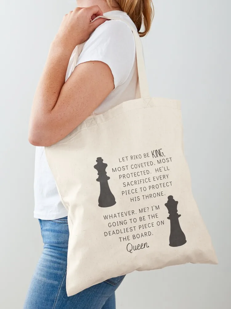 

let riko be king Tote Bag cute tote bag tote bag men's Portable shopping custom canvas