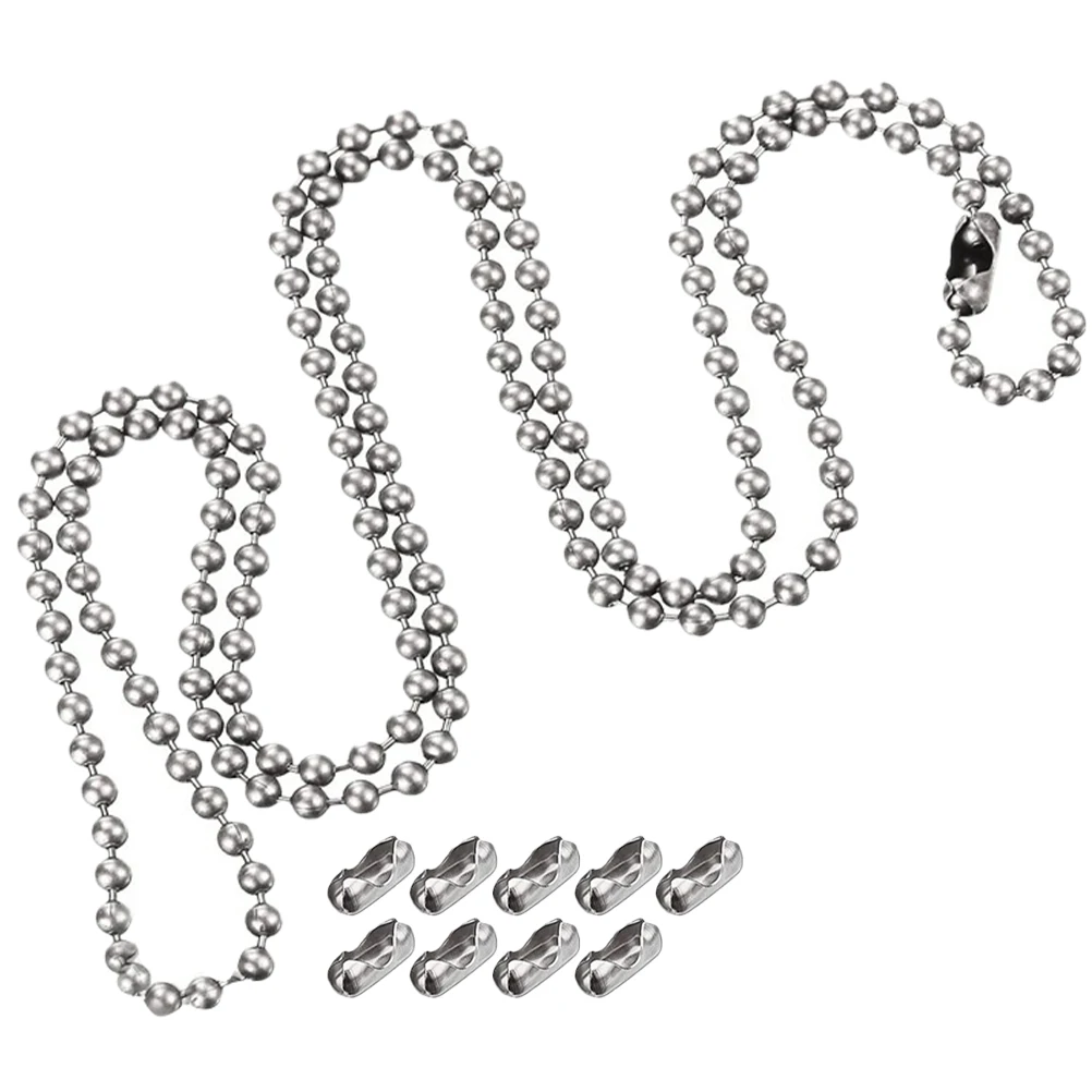 

Pull Chain Extension for Ceiling Metal Zipper Chain Accessory 3m Length Durable Rust Resistant
