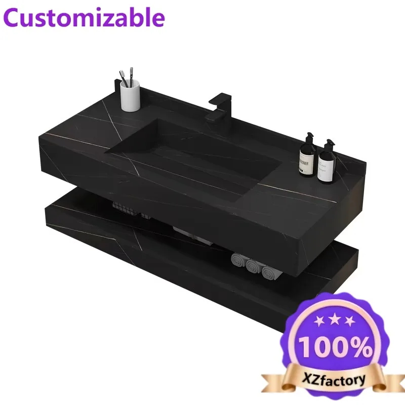 Factory Direct 2026 Top RatedModern Luxury 24 Inch Bathroom Cabinets Vanities Smart LED Mirror Hanging Wall Sink Washbasin